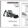Hidromek Backhoe Loader HMK 102B MAESTRO JD ZF Spare Parts Catalog Turkish EN PDF 1