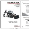 Hidromek Backhoe Loader HMK 102B MAESTRO ZF JD TIER3 Spare Parts Catalog Turkish EN PDF 1