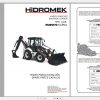 Hidromek Backhoe Loader HMK 102B SUPRA PREMIUM Spare Parts Catalog Turkish EN PDF 1