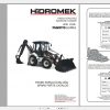 Hidromek Backhoe Loader HMK 102B SUPRA Spare Parts Catalog Turkish EN PDF 1