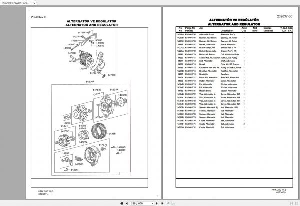Hidromek HMK 200 W 2 Spare Part Catalogue ENTur 2
