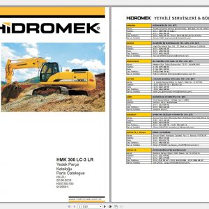 Hidromek HMK 300LC 3 LR Spare Part Catalogue ENTur 9125501 1