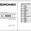 Hidromek HMK200W Spare Part Catalogue ENTur 3123001 1