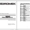 Hidromek HMK220 LC 2 5134001 Spare Part Catalogue ENTur 1
