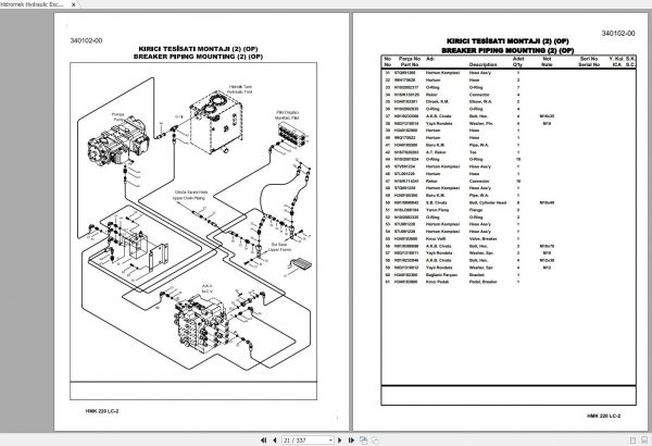 Hidromek HMK220 LC 2 5134001 Spare Part Catalogue ENTur 2