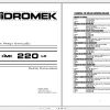 Hidromek HMK220 LC Spare Part Catalogue ENTur 2134001 1