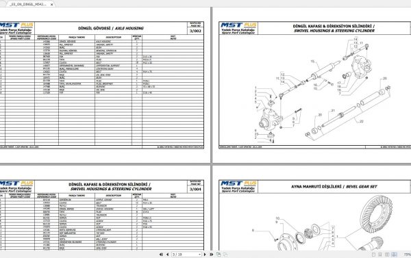Hidromek M542 M544 Plus Spare Part Catalogue ENTur 2