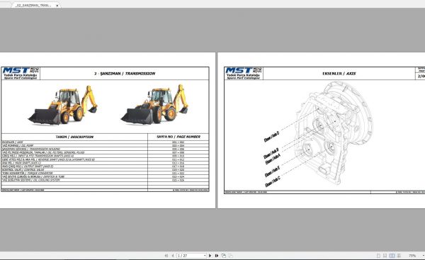 Hidromek M542 M544 TIER 3 Spare Part Catalogue ENTur 2