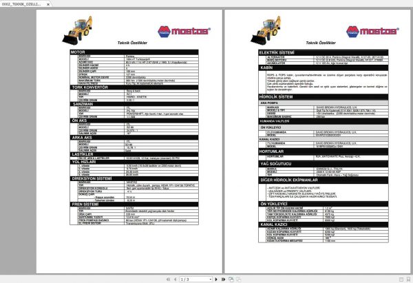 Hidromek MST MSB444460461 Spare Part Catalogue ENTur 1