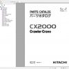 Hitachi Crawler Crane 3.05GB Full All Model Shop Manual DVD 10