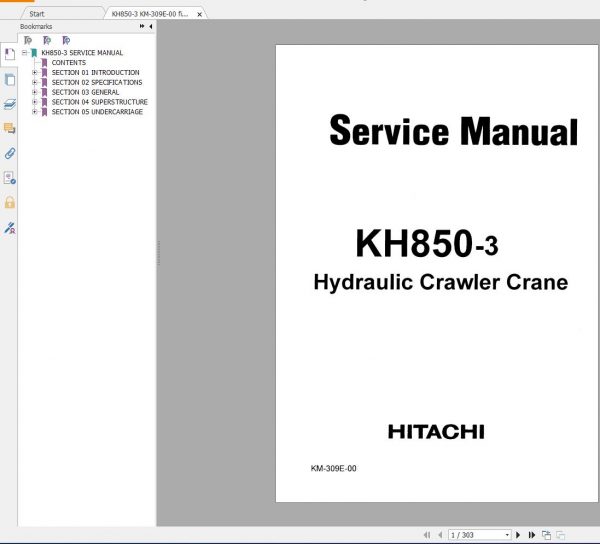 Hitachi Crawler Crane 3.05GB Full All Model Shop Manual DVD 8