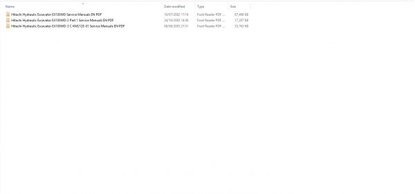 Hitachi Hydraulic Excavator EX100WD 2 EX100WD 3 Service Manuals EN PDF 2