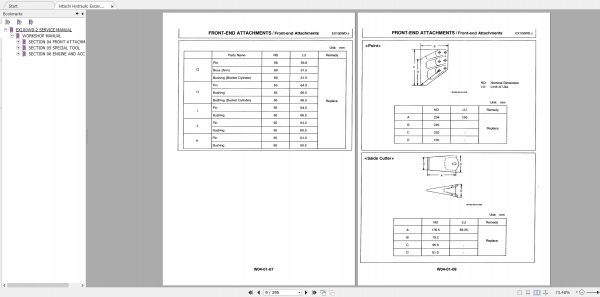 Hitachi Hydraulic Excavator EX100WD 2 KM 202E 01 Workshop Manuals EN PDF 4