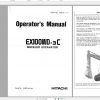 Hitachi Hydraulic Excavator EX100WD 3C Operators Manuals PDF 3