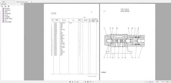 Hitachi Hydraulic Excavator EX100WD Spare Parts Catalog JP PDF 4