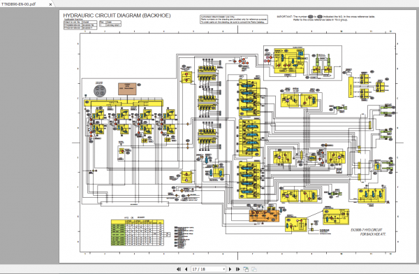Hitachi Hydraulic Excavator Mining EX2000 7 EX2000 7B Electrical Hydraulic Circuit Diagram Fault Code List 3 1