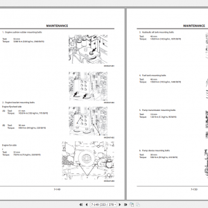 Hitachi Hydraulic Excavator Mining EX2000 7B Cummins Tier 4 Final Engine Operator Manual 4