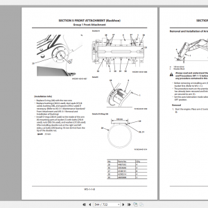 Hitachi Hydraulic Excavator Mining EX2000 7B Tier 4 FinalCummins Engine Workshop Manual 4