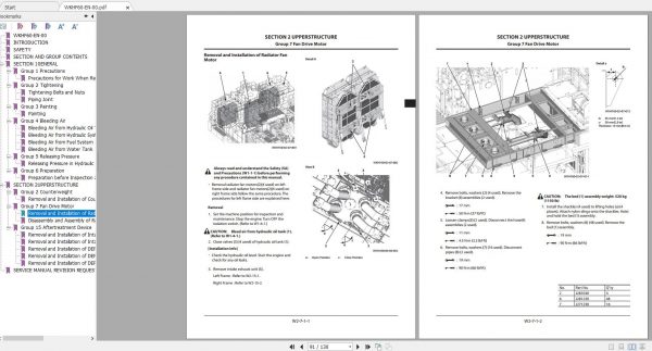Hitachi Hydraulic Excavator Mining EX8000 6B WKHF60 EN 00 Tier 4 Final Cummins Engine Workshop Manual 3