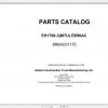 Hitachi Rigid Dump Truck EH1700 3MTU E8R6AC Parts Catalog 2014 2020 4