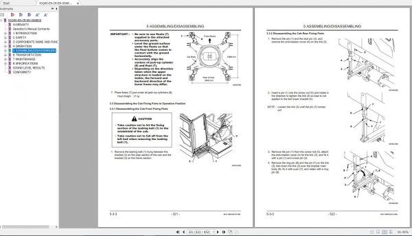 Hitachi Sumitomo Crane SCX1500A 3C5 Operators Manual SC15A 9009 and up 4