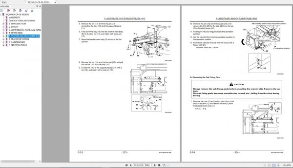 Hitachi Sumitomo Crane SCX1500A 3C5 Operators Manual SC15A 9010 and up 4