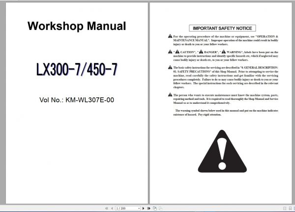 Hitachi Wheel Loader LX Series 3.48GB Parts Catalog Technical Manual and Circuit Diagram PDF DVD 2