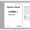 Hitachi Wheel Loader LX Series 3.48GB Parts Catalog Technical Manual and Circuit Diagram PDF DVD 4