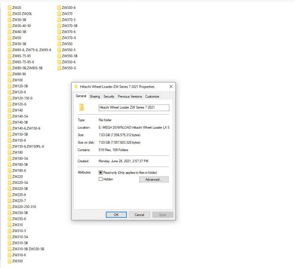 Hitachi Wheel Loader ZW 7 703GB Updated 2021 Workshop Manual Technical Manual and Circuit Diagram PDF DVD 1