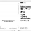 Hitachi Wheel Loader ZW100 5B ZW100 ZW100 G Parts Catalog ENJP 1