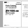 Hitachi Wheel Loader ZW100 5B ZW100 ZW100 G Parts Catalog ENJP 3