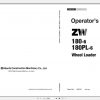 Hitachi Wheel Loader ZW180 6 ZW180PL 6 Shop Manuals 1