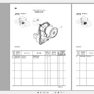 Hitachi Wheel Loader ZW220 Parts Catalog ENJP 2