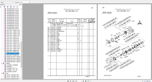 Hitachi Wheel Loader ZW220 Parts Catalog ENJP 5