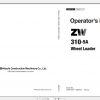 Hitachi Wheel Loader ZW310 5A ENMNFC 1 2 Operator Manual 1