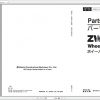 Hitachi Wheel Loader ZW310 6 ZW330 6 Parts Catalog ENJP 1