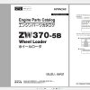 Hitachi Wheel Loader ZW370 5B Parts Catalog ENJP 3