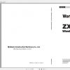Hitachi Wheeled Excavator ZX190W 6 Shop Manuals 1
