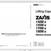 Hitachi Wheeled Excavator ZX190W 6 Shop Manuals 5