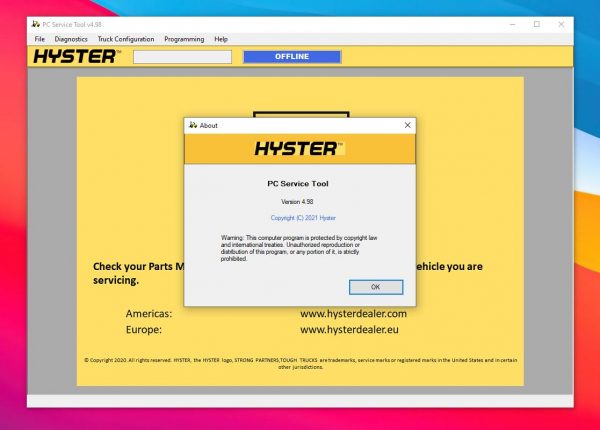 Hyster PC Service Tool v4 2