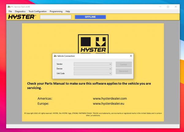 Hyster PC Service Tool v4 3