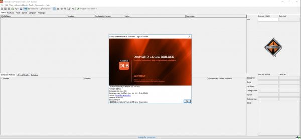 International Diamond Logic Builder DB2021.05 Diagnostic Software DVD