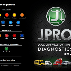 JPRO Commercial Vehicle Diagnostics JPRO 2021 v1.1 Install Active License 1