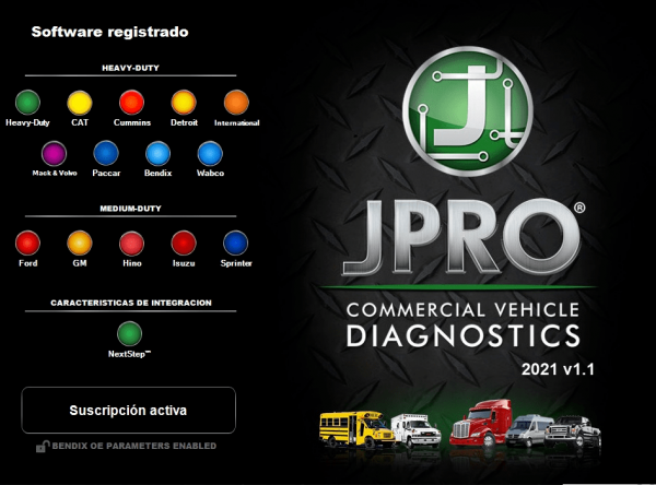 JPRO Commercial Vehicle Diagnostics JPRO 2021 v1.1 Install Active License 1
