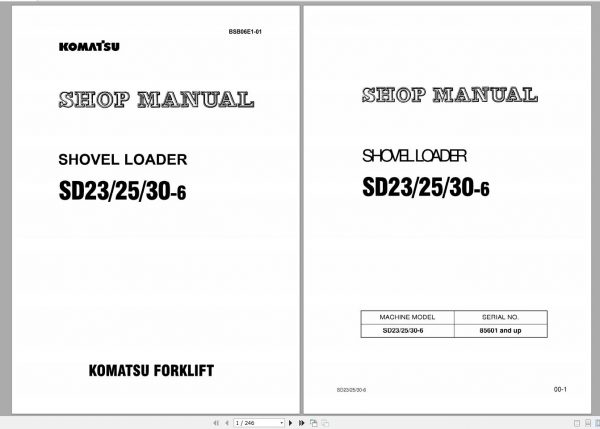 Komatsu Forklift Truck 31GB PDF DVD Part Manual Shop Manual Operation Maintenance Manual 8