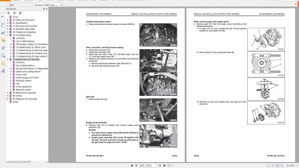 Komatsu Forklift Truck 39GB PDF 2021 Part Manual Shop Manual Operation Maintenance Manual DVD 4