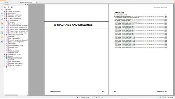 Komatsu Forklift Truck 39GB PDF 2021 Part Manual Shop Manual Operation Maintenance Manual DVD 5