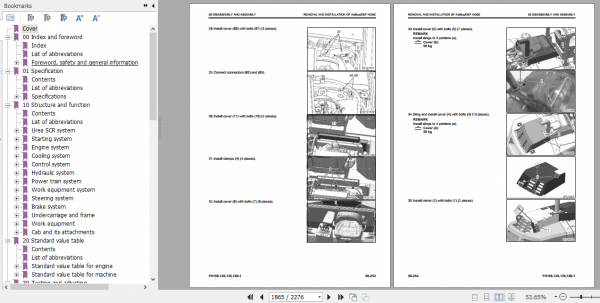 Komatsu Forklift Truck FH100 1 FH120 1 FH135 1 FH160 1 Shop Manual SEN06839 02 5