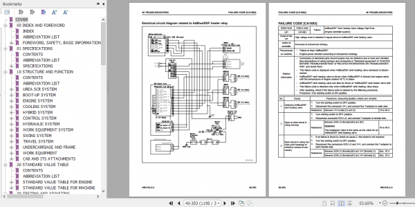Komatsu Hydraulic Excavator HB215LC 3 JPN 70001 Hybrid SEN06629 10 Shop Manual 4