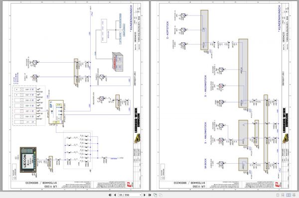 Liebherr Crawler Crane LR 11350 1350 ton Electric and Hydraulic Circuit Diagram 4 1